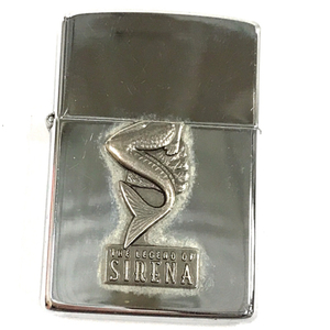 ジッポ オイルライター THE LEGEND OF SIRENA シレナ パーツ欠品 シルバーカラー 喫煙具 喫煙グッズ ZIPPO