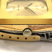 ラドー 自動巻 オートマチック 腕時計 メンズ ゴールドカラー文字盤 社外ブレス ファッション小物 稼働品 RADO_画像2
