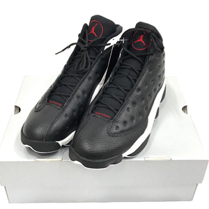 ナイキ サイズ 32cm AIR JORDAN 13 RETRO 414571-061 カジュアルシューズ メンズ 黒×白 タグ付き 箱有り NIKE