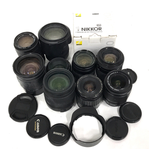 1円 Canon EF 28-80ｍｍ F3.5-5.6 Ⅵ/Nikon 1NIKKOR VR 30-110mm f/3.8-5.6 等 含む カメラ レンズ まとめ C152047