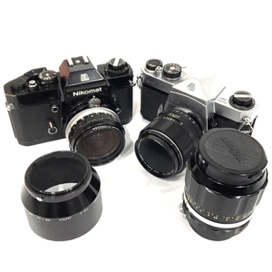 1円 Nikon Nikomat EL PENTAX SPOTMATIC SP フィルムカメラ 2点 セット C181644
