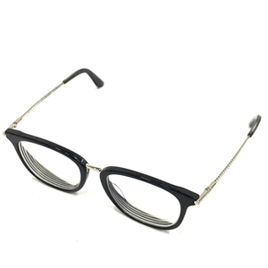 ボッテガヴェネタ 眼鏡 メガネ めがね BV0256O グラデなし 度なし アイウェア シルバー金具 ネイビー系 社外ケース付