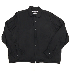 コムデギャルソンシャツ サイズM 長袖 シャツ フロントボタン ポケット メンズ ブラック COMME des GARCONS SHIRT
