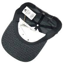 アディダス サイズフリー ロゴ キャップ ブラック グラフィック柄 メンズ 帽子 ファッション小物 タグ付 計2点 セット_画像4