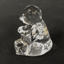 バカラ クリスタルガラス ベアー 熊 クマ フィギュリン 置物 インテリア 高さ約6cm BACCARAT_画像2