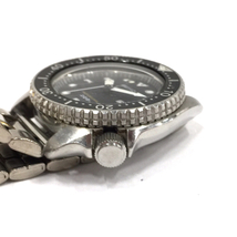 セイコー プロフェッショナル デイデイト クォーツ 腕時計 7C43-6010 メンズ ブラック文字盤 社外ブレス QR032-325_画像2