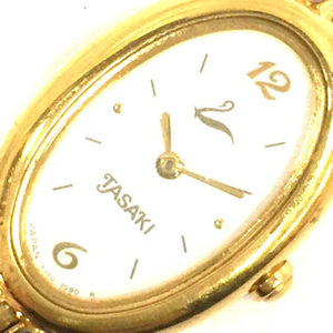田崎真珠 パール クォーツ 腕時計 オーバルフェイス ホワイト文字盤 レディース ファッション小物 TASAKI A10982