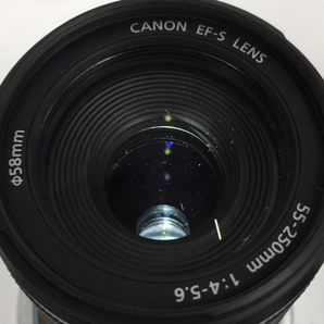 Canon ZOOM LENS EF-S 55-250mm 1:4-5.6 IS カメラレンズ EFマウント オートフォーカスの画像5
