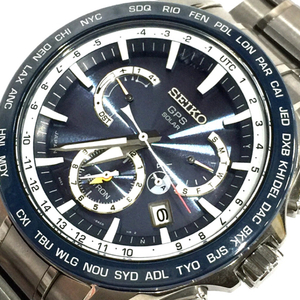 セイコー 腕時計 ASTRON アストロン 8X53-0AD0-2 デュアルタイム GPS ソーラー メンズ 純正ベルト 稼働 SEIKO