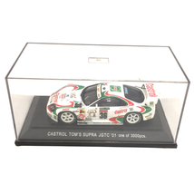 1円 エブロ 1/43スケール CASTROL TOM'S SUPRA JGTC '01 ミニカー ホビー 保存ケース・箱付き EBBRO 現状品_画像3