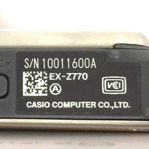 CASIO EXILIM EX-Z770 4.6-27.6mm 1:3.5-6.5 コンパクトデジタルカメラ QR032-270_画像7