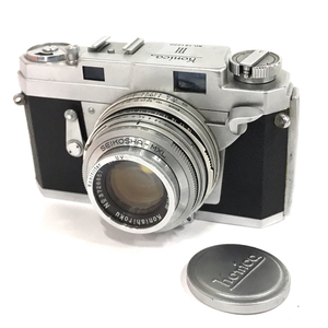 Konica III Hexanon 1:2 48mm レンジファインダー フィルムカメラ 光学機器 QX031-18