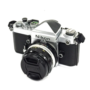 1円 Nikon F2 NIKKOR-H・C Auto 1:2 50mm 一眼レフ フィルムカメラ レンズ L191050