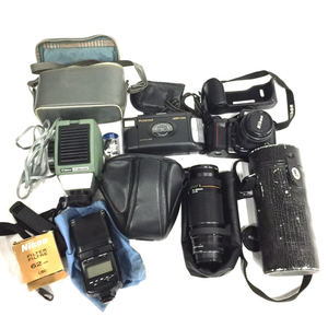 1円 Nikon F90 AF NIKKOR 28-70mm 1:3.5-4.5 D Polaroid JOYCAM 含む フィルムカメラ レンズ まとめセット