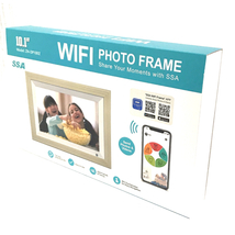 Moonka ZN-DP1002 mnk020-W SSA Wi-Fi Photo Frame 10.1インチ デジタルフォトフレーム 通電確認済_画像1