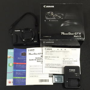 1円 CANON PowerShot G7X Mark iii 8.8-36.8mm 1:1.8-2.8 コンパクトデジタルカメラ L182146