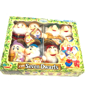 トミー 「白雪姫」7人の小人 ぬいぐるみ セット おもちゃ ホビー 保存箱付
