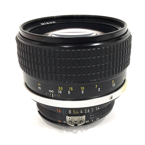 1円 Nikon Ai-S 85mm F1.4 カメラレンズ Fマウント マニュアルフォーカス C022307