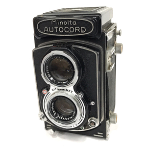 1円 MINOLTA AUTOCORD VIEW-ROKKOR 1:3.2 75mm 二眼レフ フィルムカメラ マニュアルフォーカス