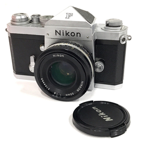 1円 Nikon F NIKKOR 50mm 1:1.8 一眼レフ フィルムカメラ マニュアルフォーカス L261240