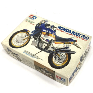 タミヤ 1/12 ホンダ NXR750 1986年 パリ ダカールラリー優勝車 プラモデル 未組立品 保存箱付き QG033-12