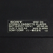1円 SONY WALKMAN WM-20 STEREO CASSETTE PLAYER/TCM-10 CASETTE-CORDER カセット プレーヤー まとめ セット C022125_画像7
