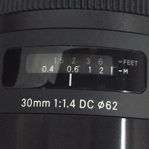 SIGMA 30mm 1:1.4 DC カメラレンズ FOR PENTAX オートフォーカス_画像3