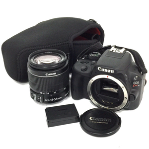 1円 Canon EOS Kiss X7 EF-S 18-55mm 1:3.5-5.6 IS II デジタル一眼レフ デジタルカメラ C241156