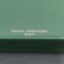 【付属品のみ】ロレックス 腕時計用 空箱 内箱のみ メンズ レディース スポーツ ドレス 30.00.71 グリーン 緑 ROLEX_画像4