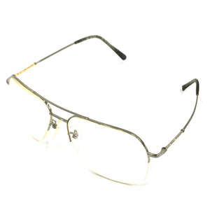 K18 K14WG メガネ 眼鏡 アイウェア 度あり メンズ ケース付き ファッション小物