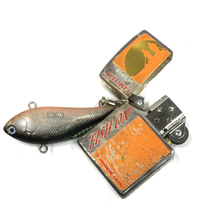 ジッポー FISHON! LIMITED No.0555 オイルライター 高さ5.5cm 携帯灰皿付き 保存ケース付き 計2点 セット_画像2