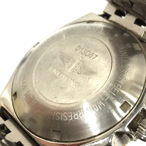 1円 ブライトリング 腕時計 クロノマット D13047 ネイビー文字盤 コンビカラー 自動巻き メンズ ジャンク BREITLINGの画像3