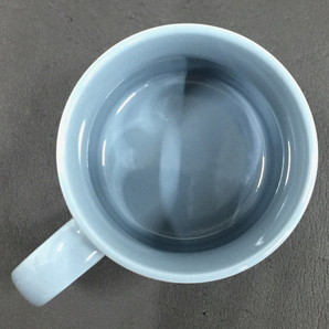 ガンダムカフェ フェイスマグ レジェンドガンダム ZGMF-K666S ブルー系 コップ 陶器 食器 保存箱付の画像3