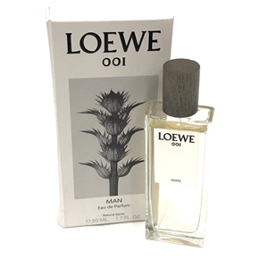 ロエベ オードゥ パルファン ロエベ 001 マン メンズ 香水 パフューム 50ml 残量8割以上 保存箱付 LOEWE