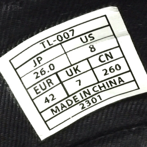 テリック サイズ26.0㎝ サンダル 厚底 マジックテープ スポーツサンダル メンズ ブラック スポサン シューズ TELICの画像7