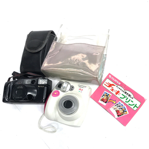 1円 FUJIFILM instax mini 7 チェキポップ FUJI ZOOM CARDIA 900 DATE フィルムカメラ 2点セット A11005の画像1