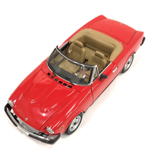 オートアート ミレニアム 1/18 FIAT 124 SPIDER レッド ミニカー 模型 ホビー おもちゃ 保存箱付き_画像1