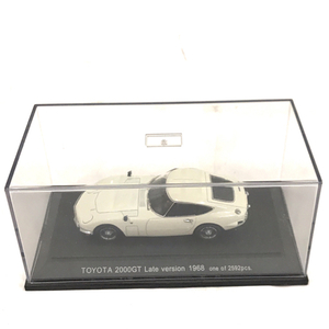 エブロ 1/43 トヨタ 2000 GT LATE 1968 ホワイト ミニカー ホビー おもちゃ 保存箱付 EBBRO