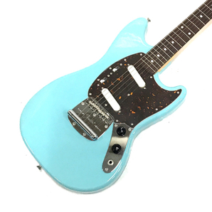 フェンダージャパン ムスタング エレキギター ソニックブルー 純正ソフトケース付 弦楽器 Fenderの画像2