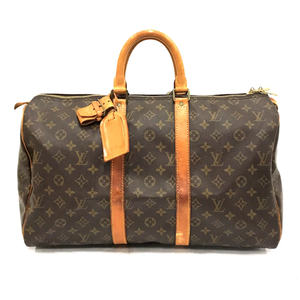 1円 ルイヴィトン キーポル 45 M41428 モノグラム ボストンバッグ 旅行バッグ 付属品有り LOUIS VUITTON