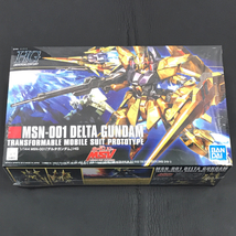 バンダイ HG 1/144 機動戦士ガンダム UC デルタガンダム MSN-001 ガンプラ プラモデル ホビー おもちゃ 保存箱付_画像1