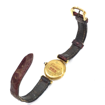 カルティエ マストコリゼ ヴェルメイユ 925 クォーツ 腕時計 レディース 純正ベルト 保存箱付き 未稼働品 Cartier_画像7