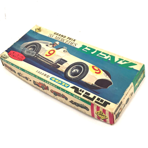 MITSUWA 1/24 102 1955年型 グランプリ ベンツ 未組立品 保存箱 説明書付き ミツワ