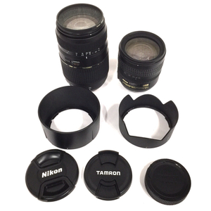 1円 Nikon AF-S DX NIKKOR 18-70mm 1:3.5-4.5G ED TAMRON AF 70-300mm 1:4-5.6 TELE-MACRO Fマウント カメラレンズ