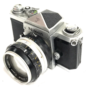 1円 Nikon F アイレベル NIKKOR-S Auto 1:1.4 5.8cm 一眼レフ フィルムカメラ マニュアルフォーカス L061723