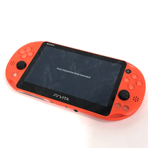 SONY PSVITA PCH-2000 Playstation VITA ネオン オレンジ wifiモデル ゲーム機 本体 通電動作確認済_画像1