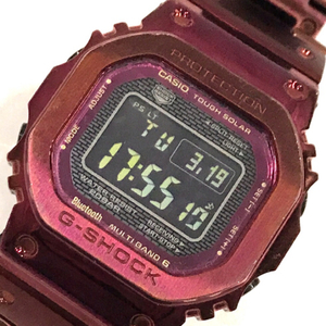 カシオ 電波 腕時計 G-SHOCK GMW-B5000 スクエア Bluetooth搭載 デジタル MULTI BAND 6 タフソーラー メンズ 稼働