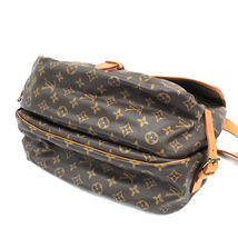 ルイヴィトン M42254 モノグラム ソミュール35 ショルダーバッグ ブラウン系 保存袋付 LOUISVUITTON QR035-255_画像6