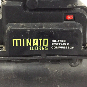MINATO WORKS CP-8A ミナトワークス オイルレス エアーコンプレッサー 通電動作確認済の画像8