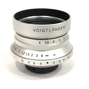 Voigtlander Snapshot-Skopar 25mm F4 ファインダー付 シルバー カメラレンズ マニュアルフォーカス